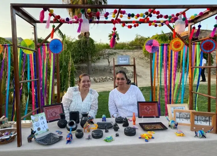 On-site hospitality team at a curated marketplace